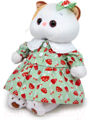 Мягкая игрушка Budi Basa Кошечка Ли-Ли в платье с мухоморами / LK24-146