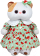 Мягкая игрушка Budi Basa Кошечка Ли-Ли в платье с мухоморами / LK24-146 - 
