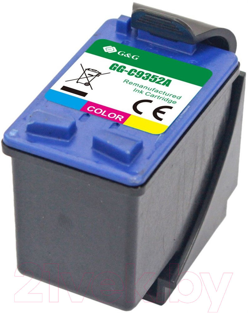 Картридж G&G GG-C9352A № 22 (многоцветный)
