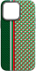 Чехол-накладка Luxo Престижные ромбы J249 для iPhone 15 (зеленый/салатовый) - 