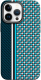 Чехол-накладка Luxo Престижные ромбы J250 для iPhone 15 Pro (синий/голубой) - 