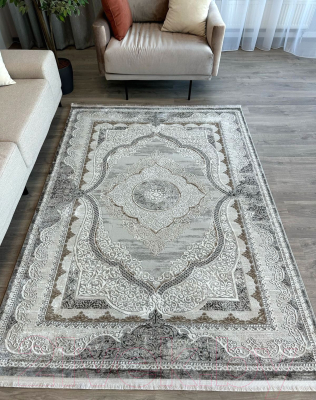 Ковер Radjab Carpet София MR 227 Прямоугольник 11725RK (2.4x3.4, Dark Vizon/Gold)