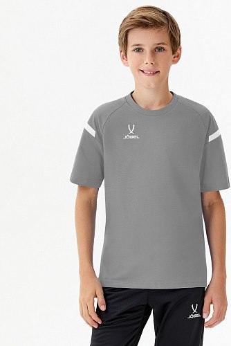 Футболка игровая футбольная Jogel Camp 2 CVC Training Tee (XXL, серый)
