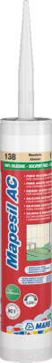 Герметик силиконовый Mapei Mapesil AC 125 (310мл, серый замок)