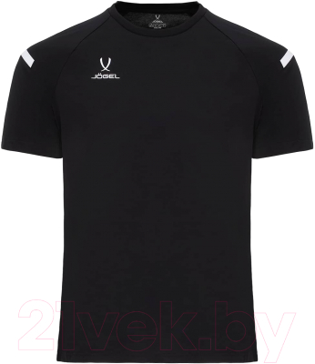 Футболка игровая футбольная Jogel Camp 2 CVC Training Tee (M, черный)