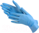 Перчатки одноразовые Эрдеком Нитриловые 651241 (L, голубой) - 