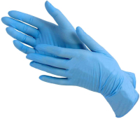 Перчатки одноразовые Эрдеком Нитриловые 651252 (M, голубой) - 
