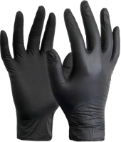 Перчатки одноразовые Эрдеком Нитриловые 651256 (L, черный) - 