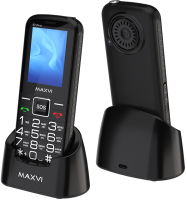 Мобильный телефон Maxvi B 21ds up (черный) - 