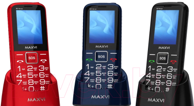Изображение товара Мобильный телефон Maxvi B 21ds up (синий)