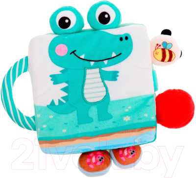 Развивающая игрушка Sima-Land Книжка-шуршалка. Крокодильчик H168310-3A / 10408018