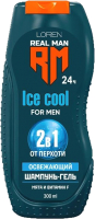 Шампунь для волос Ecoandvit Real Man Ice Cool Шампунь-гель (300мл) - 