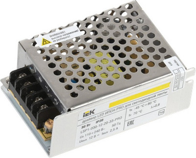 

Драйвер для светодиодной ленты, LSP1-030-12-20-33-PRO