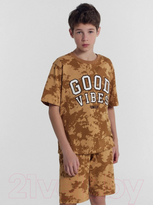 Комплект детской одежды Mark Formelle 393325 (р.128-64-57, песочная варка)