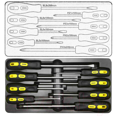 Универсальный набор инструментов WMC Tools WMC-WMC254