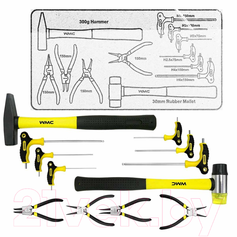 Универсальный набор инструментов WMC Tools WMC-WMC254