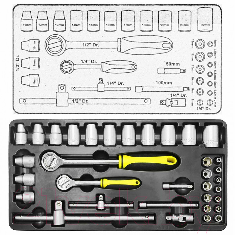 Универсальный набор инструментов WMC Tools WMC-WMC254