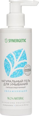 Гель для умывания Synergetic натуральный увлажняющий (200мл) -