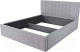 Двуспальная кровать Аквилон Регги 16 ПМ (хаки 05 серый) - 