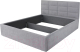 Полуторная кровать Аквилон Классик 14 ПМ  (хаки 05 серый) - 