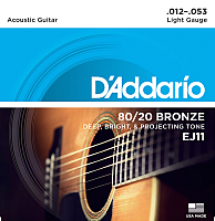 Струны для акустической гитары D'Addario EJ11 - 
