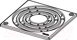 Решетка для трапа TECE 3665001