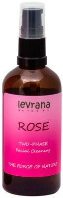 Лосьон для снятия макияжа Levrana Роза двухфазный (100мл)