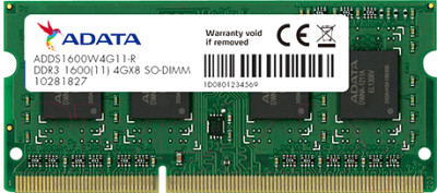 Оперативная память DDR3 A-data ADDS1600W4G11-S