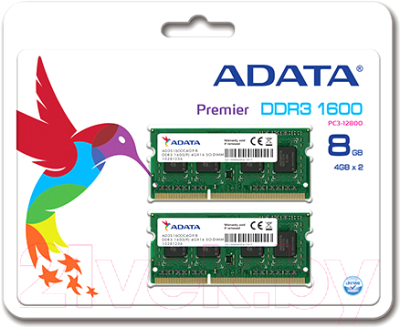 Оперативная память DDR3 A-data AD3S1600W8G11-S