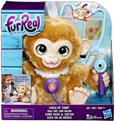 Интерактивная игрушка Hasbro FurReal Friends. Вылечи Обезьянку / E0367