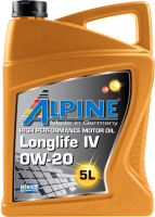 Моторное масло ALPINE Longlife IV 0W20 / 0101462 (5л) - 