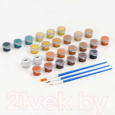 Изображение товара Картина по номерам Школа талантов Капибара в пруду / 9898619