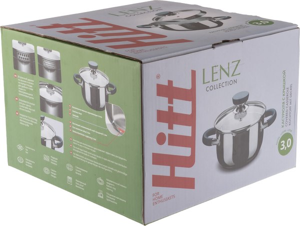 Кастрюля Hitt Lenz H-LN-C20 (3л)