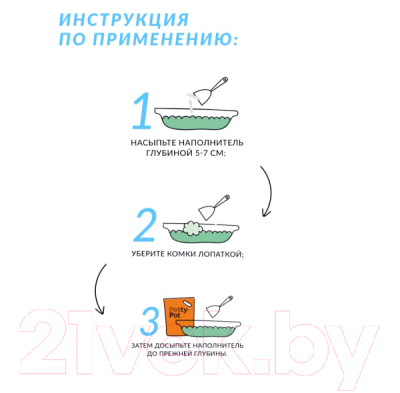 Наполнитель для туалета Potty-Pot Лаванда Тофу (2.5кг/6л)