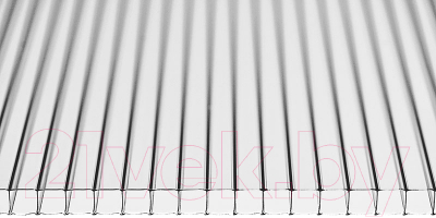 Сотовый поликарбонат TitanPlast T 2100x6000x8мм 1кг/м2 (прозрачный)