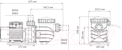 Поверхностный насос Unipump Jet Pool SPP 2400T / 61017