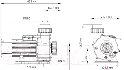 Поверхностный насос Unipump Jet Pool STP 5500T / 84615