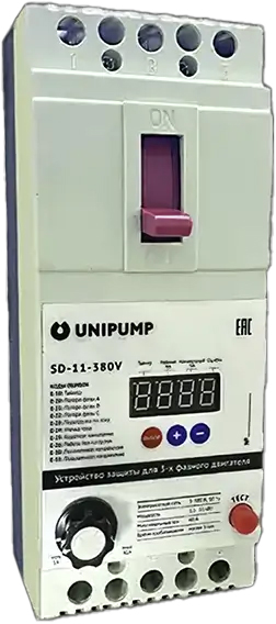 Устройство комплексной защиты электродвигателей Unipump SD-22-380V 2.2-22кВт / 77107