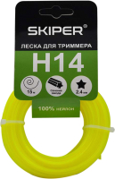 Леска для триммера Skiper H14 (желтый) - 