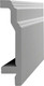 Плинтус Decostar PS SK-41 (110x27x2000, белый) - 