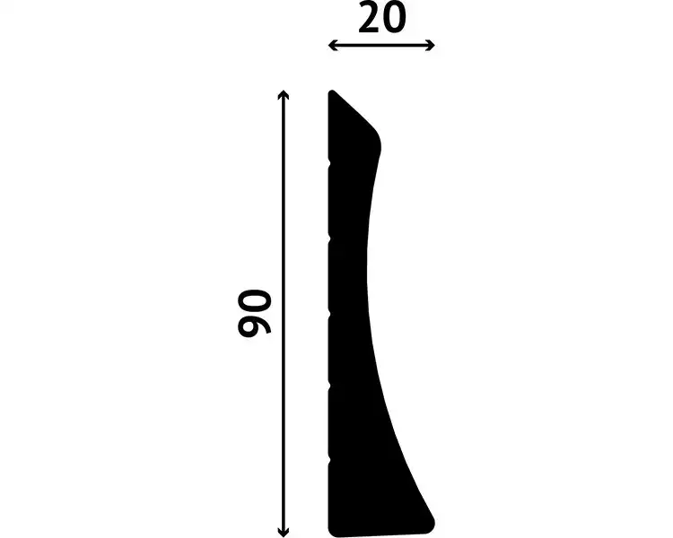 Плинтус Decostar PS SK-45