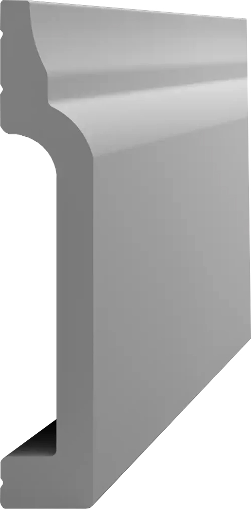 Плинтус Decostar PS SK-47 (90x15x2000, белый)