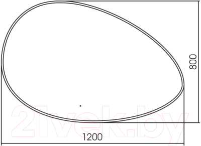 Зеркало Abber Kontur AG6301SCL-1.2