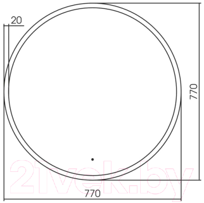 Зеркало Abber Mond AG6204SCG-0.77