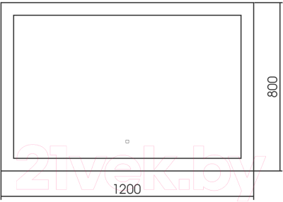 Зеркало Abber See AG6107SXL-1.2