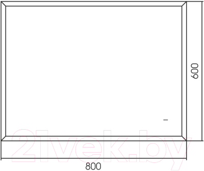 Зеркало Abber See AG6110SCL-0.8