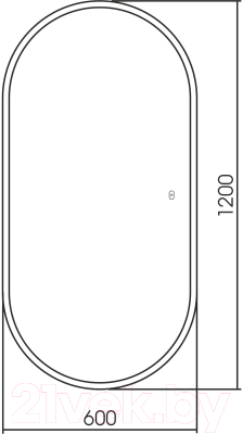 Зеркало Abber See AG6113SMult