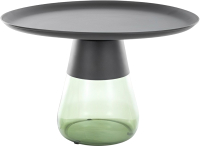Журнальный столик Signal Tiffany B 70x43 (черный/зеленый) - 