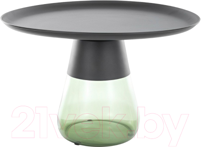 Журнальный столик Signal Tiffany B 70x43 (черный/зеленый)