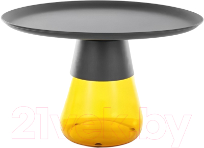 Журнальный столик Signal Tiffany B 70x43 (черный/оранжевый)